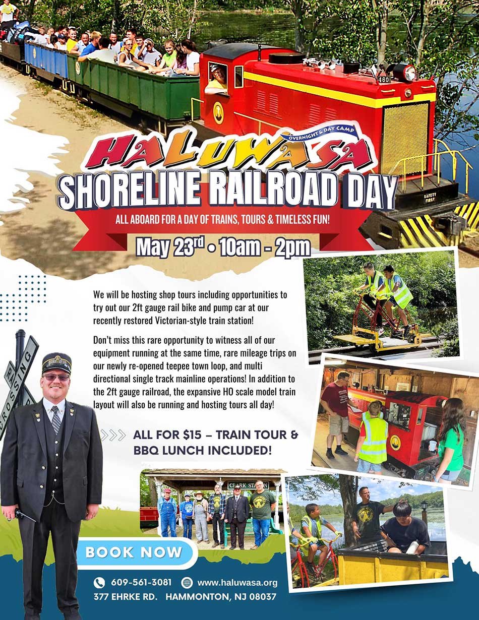 Camp Haluwasa Railroad Day Event